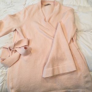 Loft Blush sweater with bell sleeve
